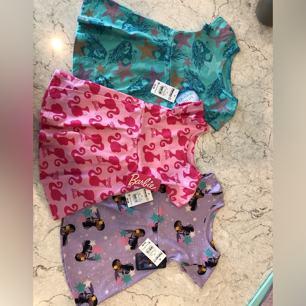Disney/Barbie 2T Dresses NWT